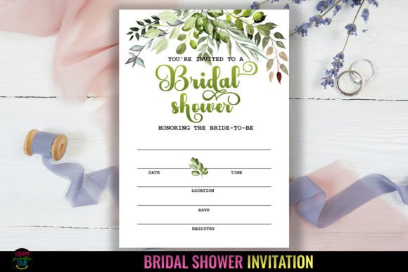 Download Bridal Shower Party Invitations Template - Invitations Collection