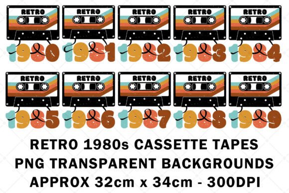 Download Retro 1980s Cassette Tapes - 80s Collection