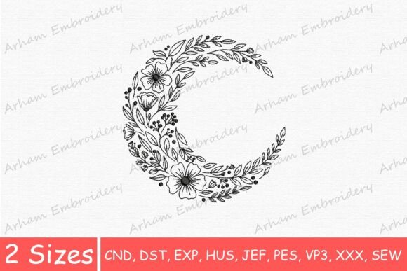 Download Boho Floral Moon - Floral Collection