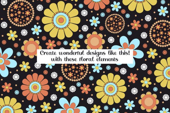 Download Floral Elements - Flower Power Designs - Floral Collection